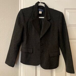 Gray wool blazer